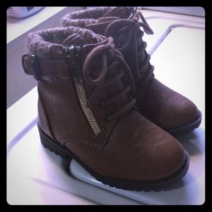 Toddler girls unr8ted size6 brown boots